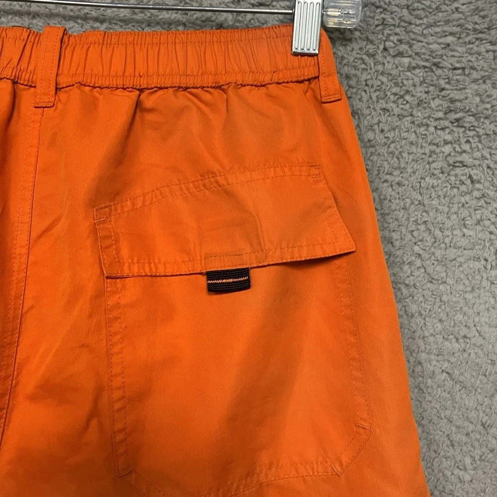 A.P. Co‎ Shorts Mens Sz L Orange Desert Camouflage Camo Reversible Cargo Stretch